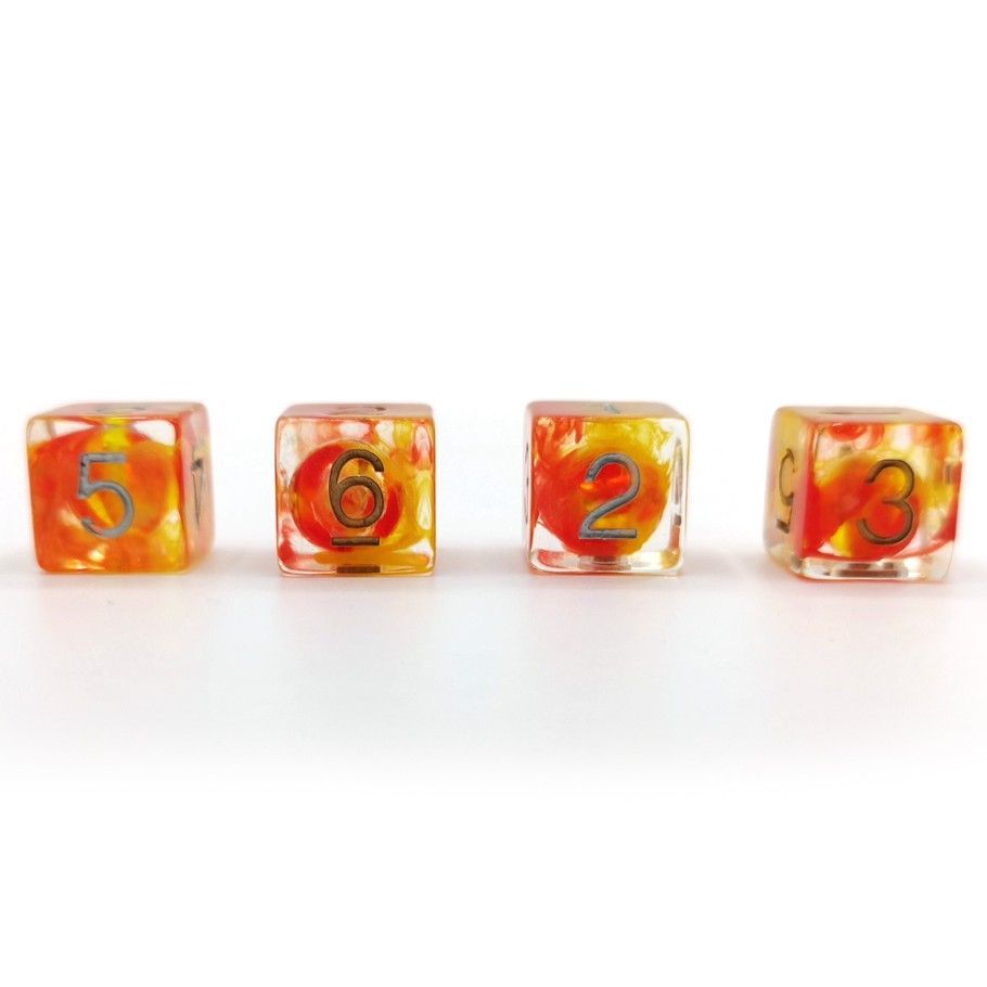 Sirius Dice Fireball 8D6 Tube Dice Sirius Dice   