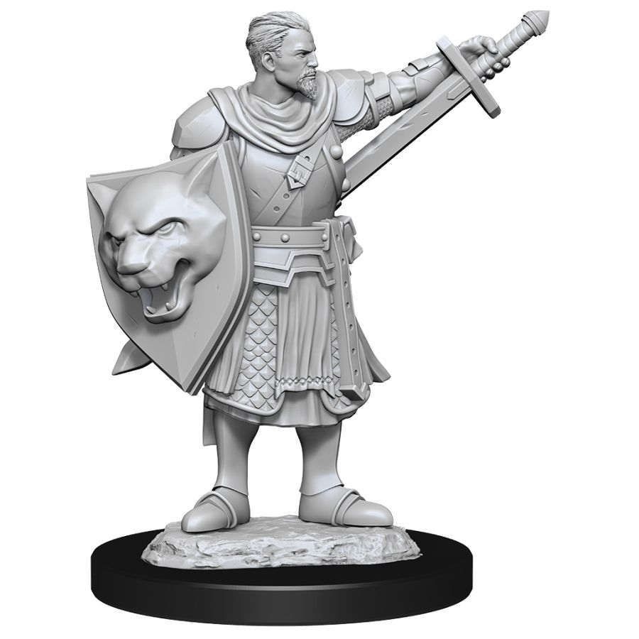 Pathfinder Battles Deep Cuts Unpainted Miniatures Human Male Champion (90263) Miniatures WizKids   