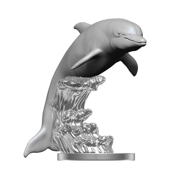 WizKids Deep Cuts Unpainted Miniatures Dolphins (90270)  WizKids   