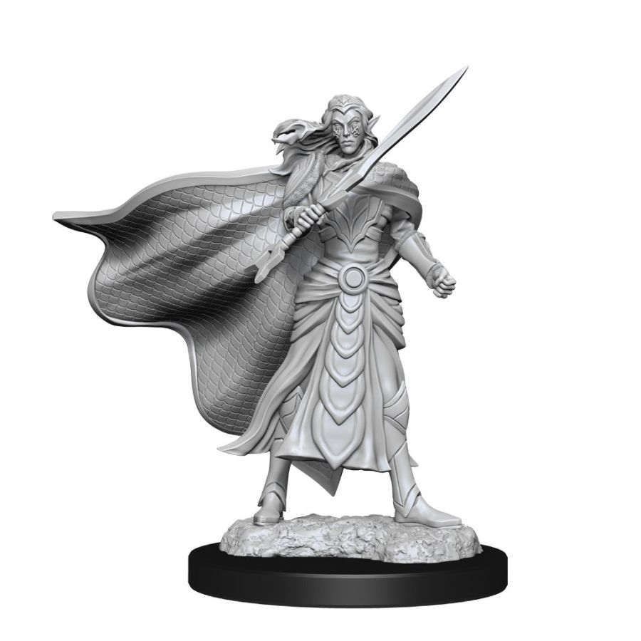 Magic the Gathering Unpainted Miniatures Elf Fighter & Cleric (90279) Miniatures WizKids   