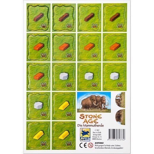 Stone Age: Mammoth Herd Mini Board Games Asmodee