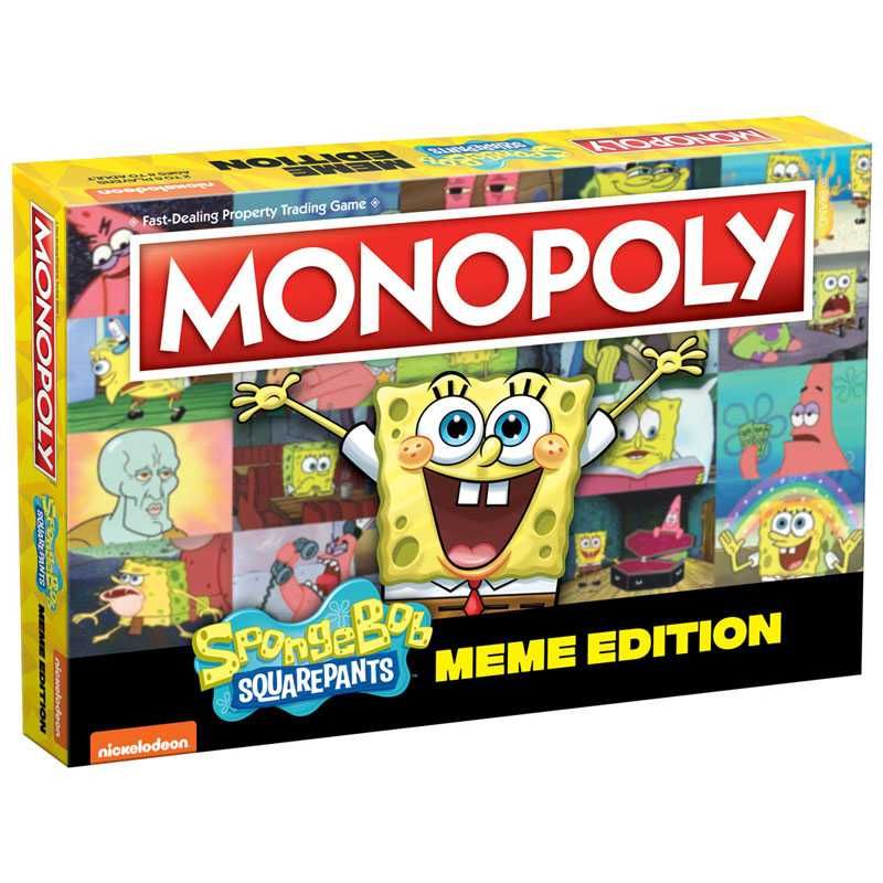 Monopoly: SpongeBob Meme Ed. Board Games USAopoly