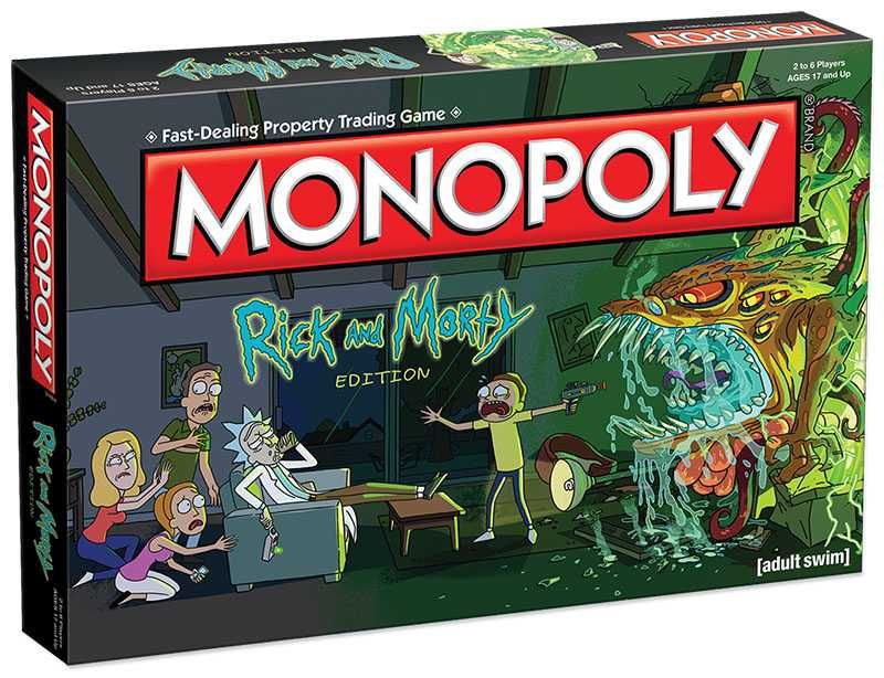 Monopoly: Rick & Morty Board Games USAopoly