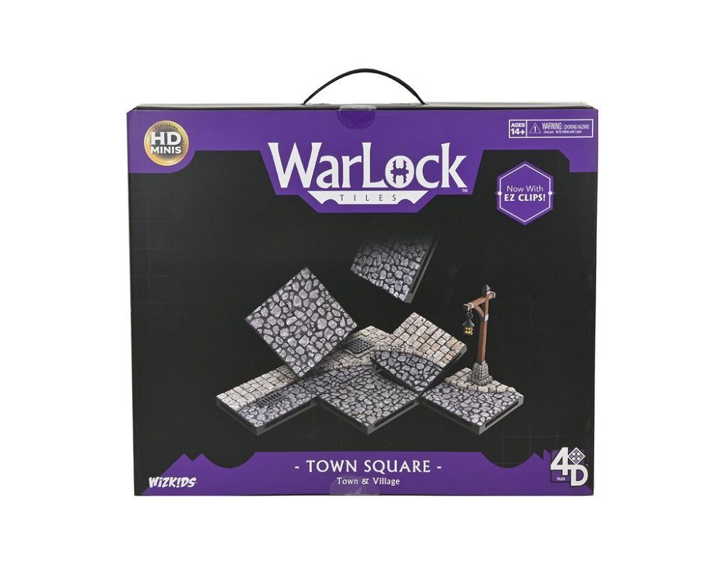 Warlock Tiles T&V Town Square RPG Maps WizKids   
