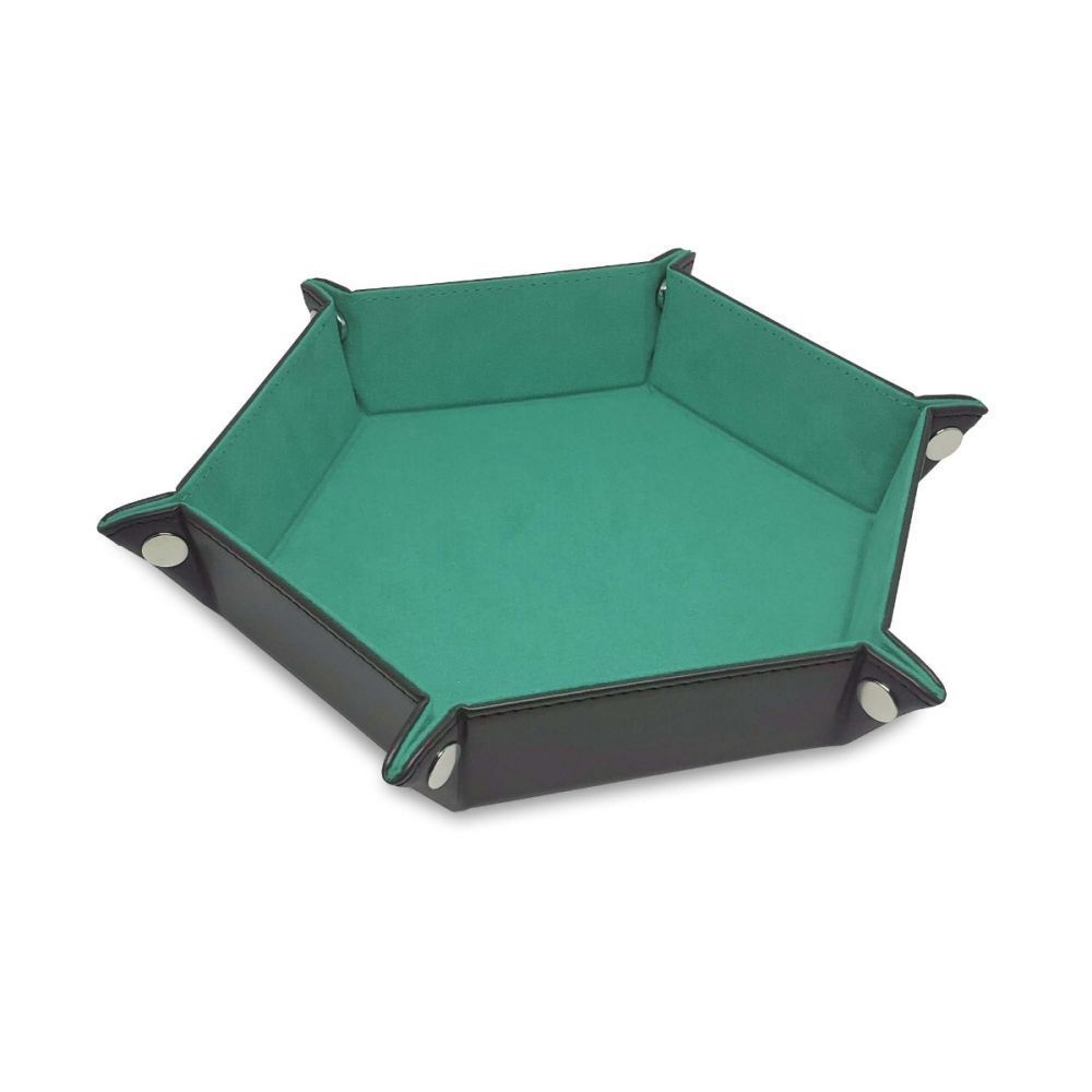 BCW Hexagon Snap Dice Tray Green  BCW   