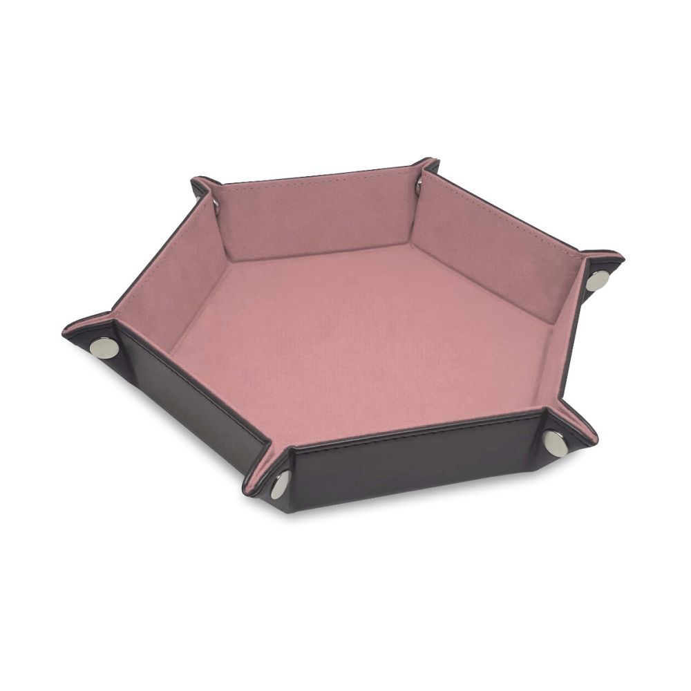 BCW Hexagon Snap Dice Tray Pink  BCW   