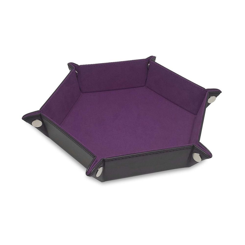 BCW Hexagon Snap Dice Tray Purple  BCW   