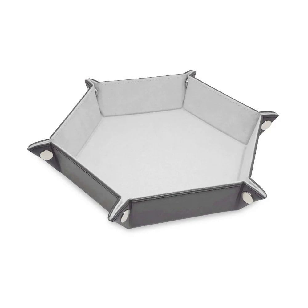 BCW Hexagon Snap Dice Tray White  BCW   