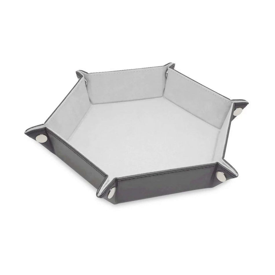 BCW Hexagon Snap Dice Tray White  BCW   