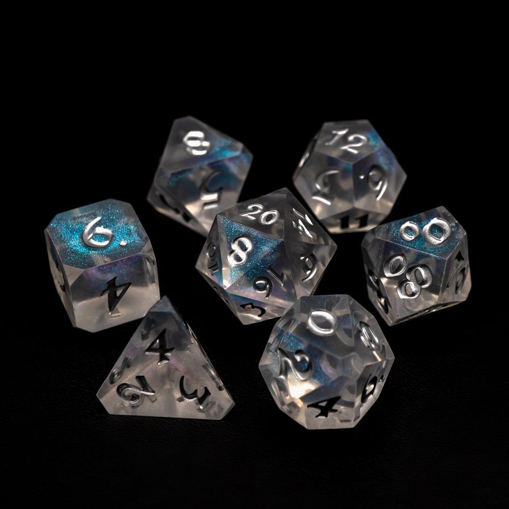 Avalore Moonstone Enceladus 7ct Dice Die Hard Dice