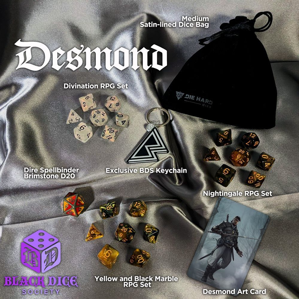 Desmond Dice Palette Dice Die Hard Dice