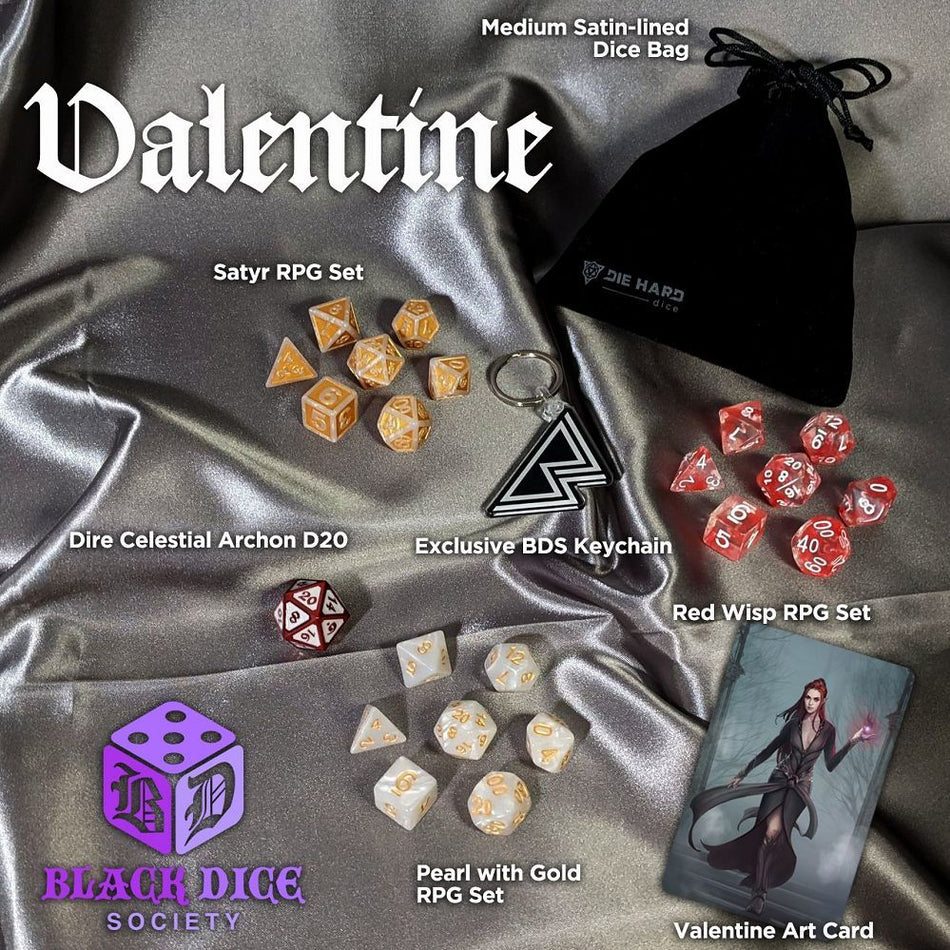 Valentine Dice Palette Dice Die Hard Dice