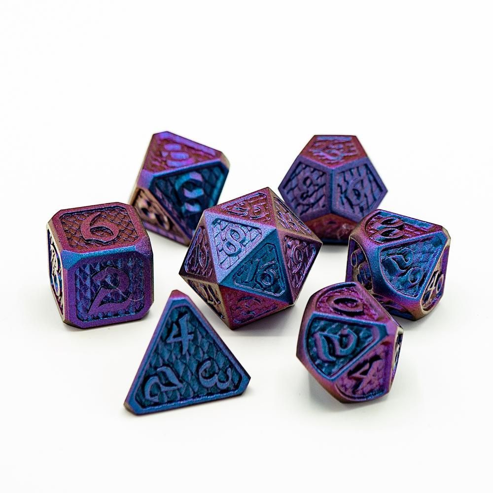 Drakona Khaos Lunar Abyss 7ct Dice Die Hard Dice
