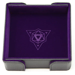 Dice Tray Purple Square Magnet  Common Ground Games   