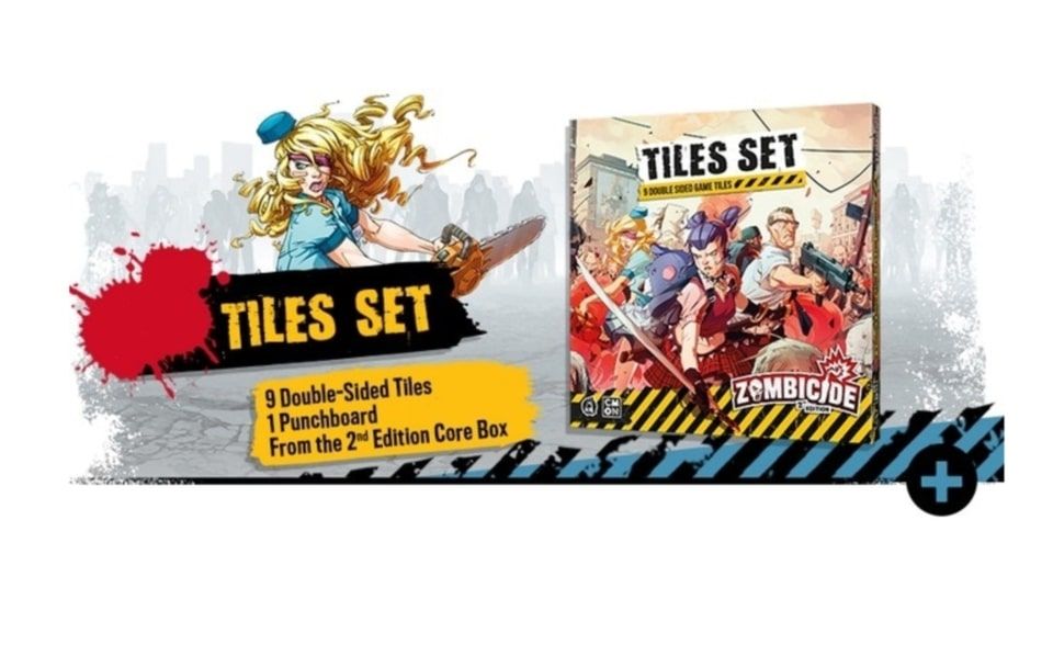 Zombicide 2e Tiles Set Miniatures Cool Mini or Not