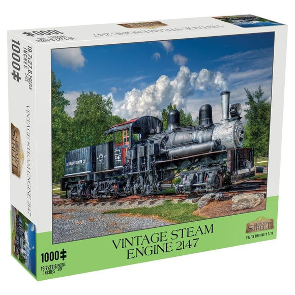 Vintage Steam Engine 1000pc Puzzle  Common Ground Games   