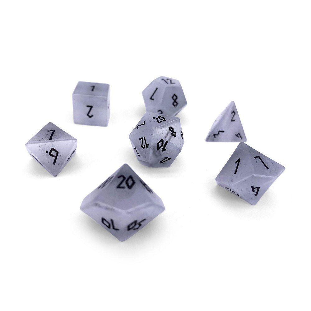 Gemstone Clear Catseye 7ct Dice Norse Foundry