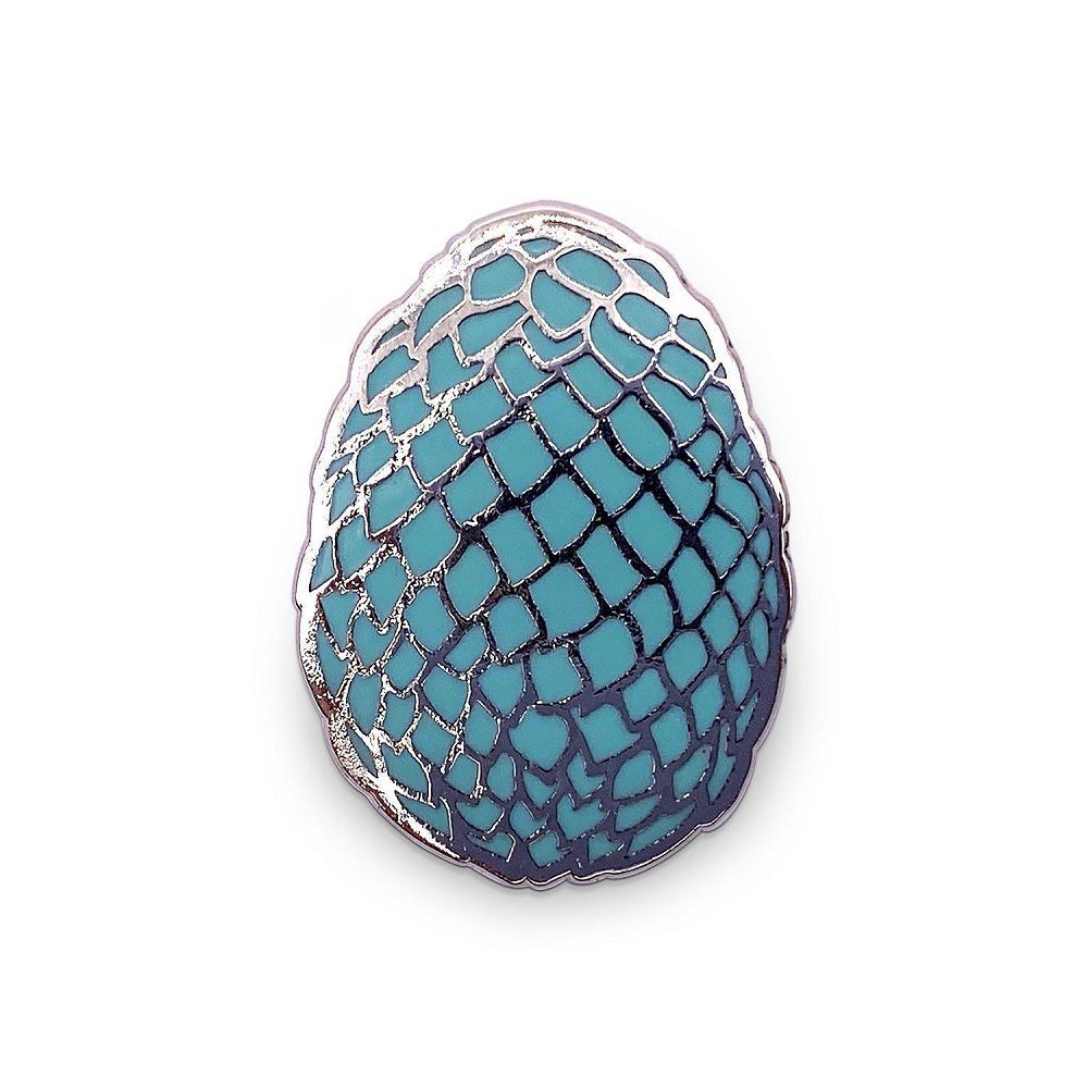 Teal Dragon Egg Pin Clothing & Accessories Norse Foundry