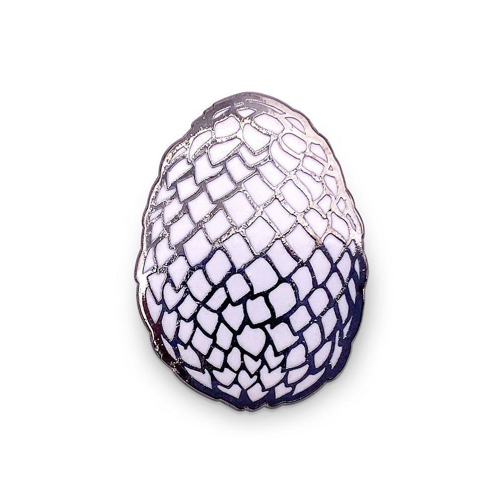 White Dragon Egg Pin Clothing & Accessories Norse Foundry