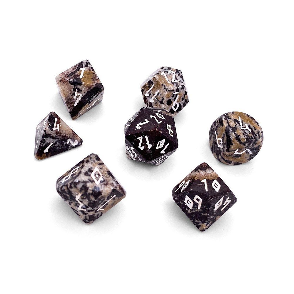 Gemstone Porkstone 7ct Dice Norse Foundry