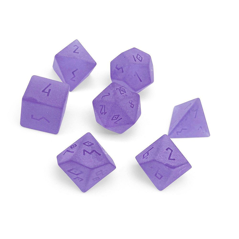 Gemstone Frost K9 Amethyst Rais Dice Norse Foundry