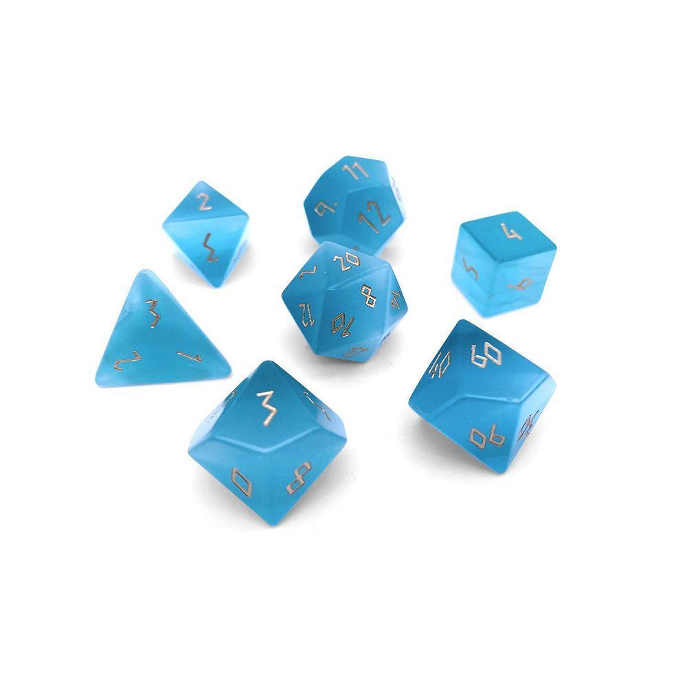 Gemstone Seafoam Green Catseye 7ct Dice Norse Foundry