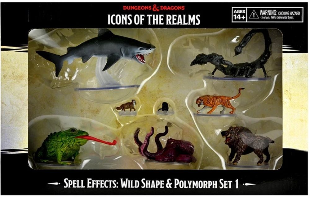 Icons of the Realms Spell Effects: Wild Shape & Polymorph Set 1 (96046) Miniatures WizKids
