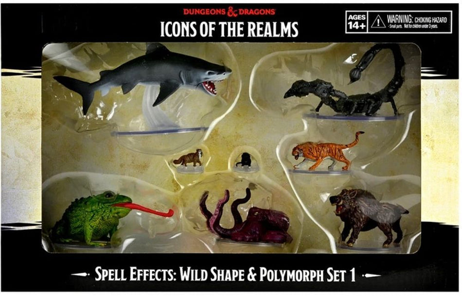 Icons of the Realms Spell Effects: Wild Shape & Polymorph Set 1 (96046) Miniatures WizKids