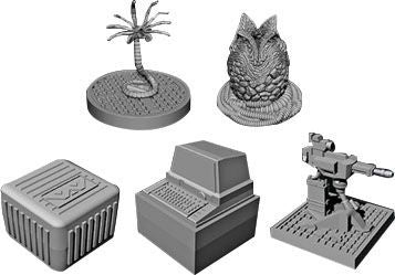 Aliens: Assets & Hazards Miniatures Gale Force Nine   