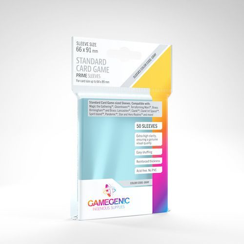 Gamegenic 50ct Prime Standard Card Board Game Sleeves  Asmodee   