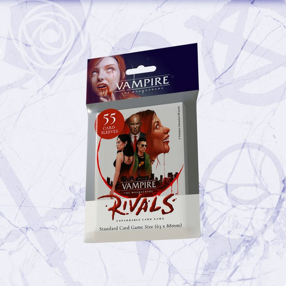 Vampire the Masquerade Rivals: Library Deck Card Sleeves Supplies Renegade Game Studios   