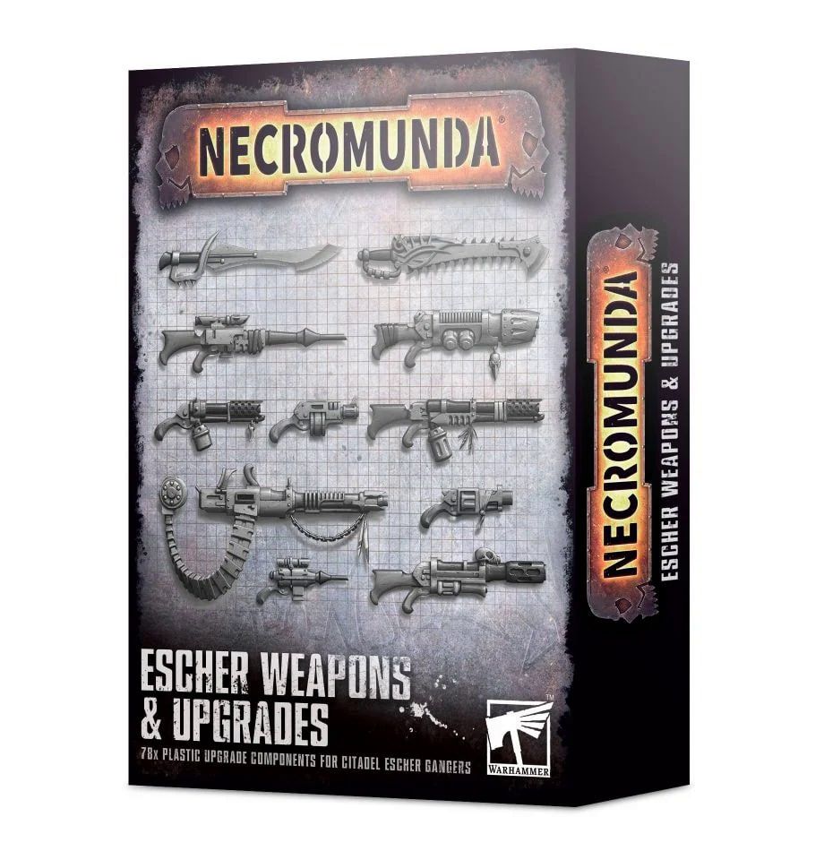 Necromunda Escher Weapons & Upgrades Miniatures Games Workshop   