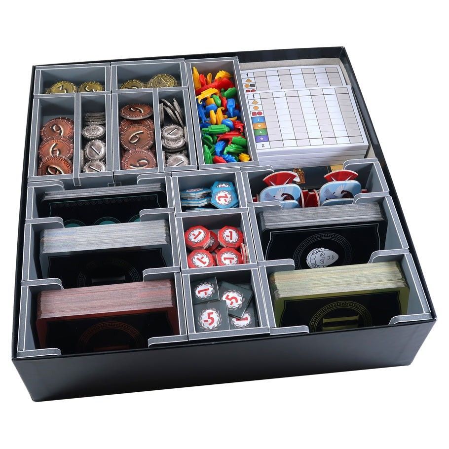 Folded Space Box Insert: 7 Wonders (Second Edition) & Expansions Board Game Organization Folded Space   