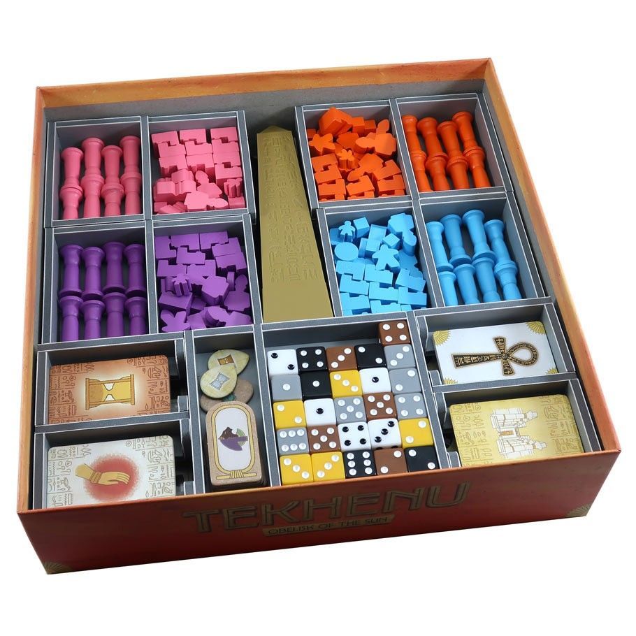 Folded Space Box Insert: Tekhenu: Obelisk of the Sun Board Game Organization Folded Space   