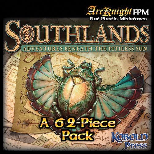 Flat Plastic Minis: Southlands Adventures in the Pitiless Sun Miniatures Other