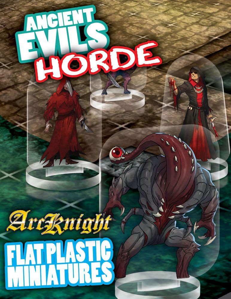 Flat Plastic Miniatures: Ancient Evils Horde Miniatures Other