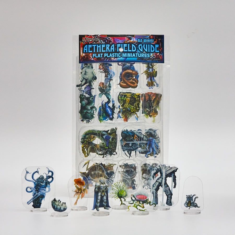 Flat Plastic Miniatures: Aethera Field Guide Miniatures Other