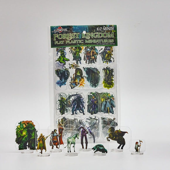 Flat Plastic Miniatures: Forest Kingdom  Common Ground Games   