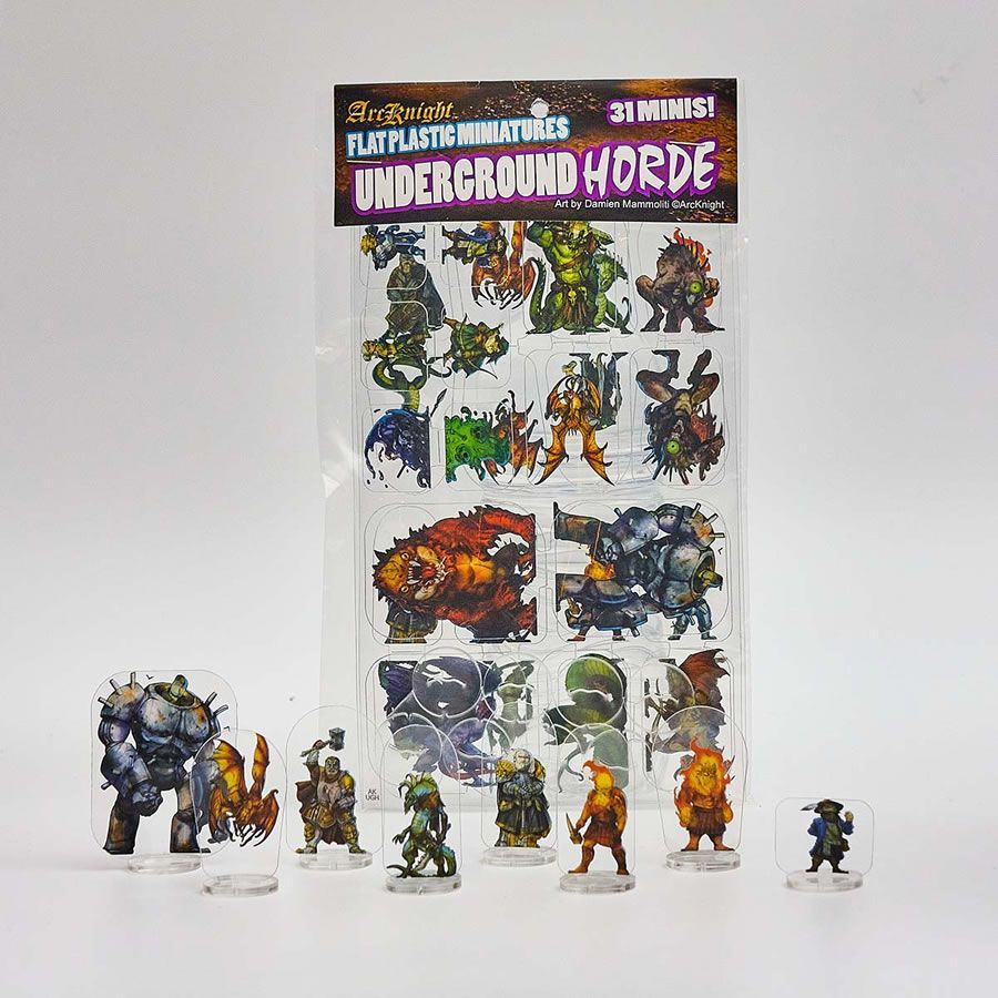 Flat Plastic Miniatures: Underground Horde Miniatures Other