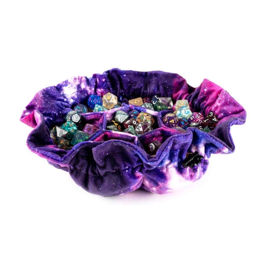 Dice Bag with Pocket - Nebula Supplies FanRoll by Metallic Dice Games   