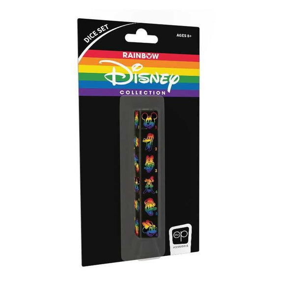 Disney Rainbow 6ct D6 Dice Set Dice USAopoly