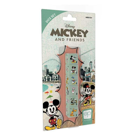 Mickey & Friends 6ct D6 Dice Set Dice USAopoly