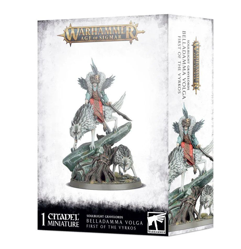 Age of Sigmar Soulblight Gravelords Belladamma Volga, First of the Vyrkos Miniatures Games Workshop   