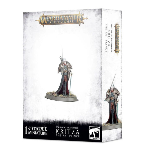 Age of Sigmar Soulblight Gravelords Kritza The Rat Prince Miniatures Games Workshop AoS SG Kritza The Rat Prince