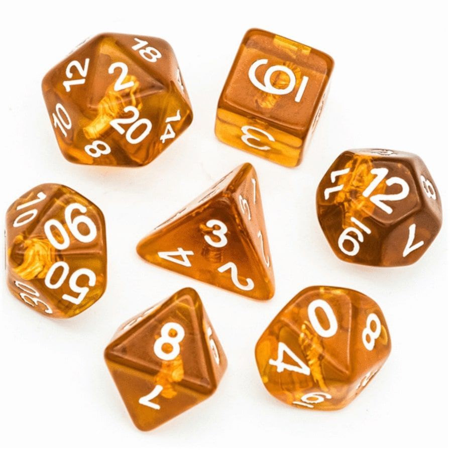 Monk's Fist 7ct Polyhedral Dice Set Dice Foam Brain Games