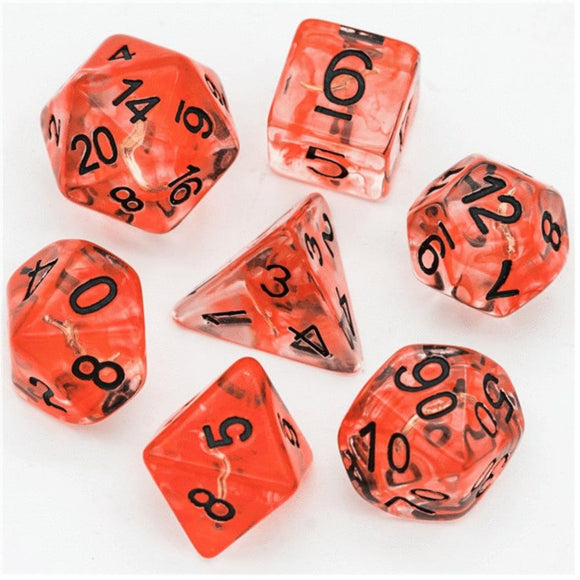 Rogue's Dagger 7ct Polyhedral Dice Set Dice Foam Brain Games