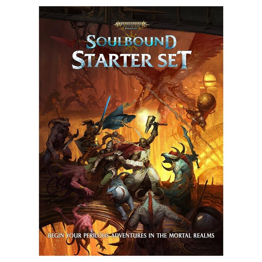 Warhammer Age of Sigmar Soulbound RPG Starter Set Role Playing Games Cubicle 7 Entertainment   