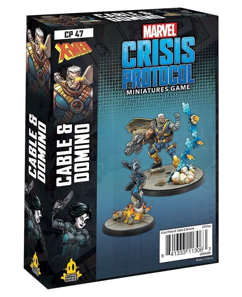 Marvel Crisis Protocol Cable and Domino Miniatures Atomic Mass Games   