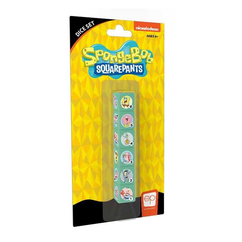 D6 Set: Spongebob 6ct Dice USAopoly