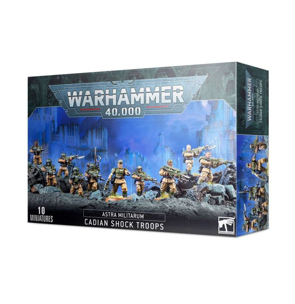 Warhammer 40K 9E Astra Militarum: Cadian Shock Troops  Games Workshop   
